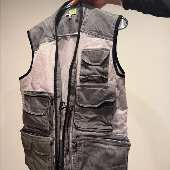 Gray Utility Vest - Picture 2 of 2